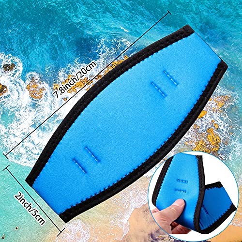Neoprene Snorkel Mask Strap Cover - 2 Pack