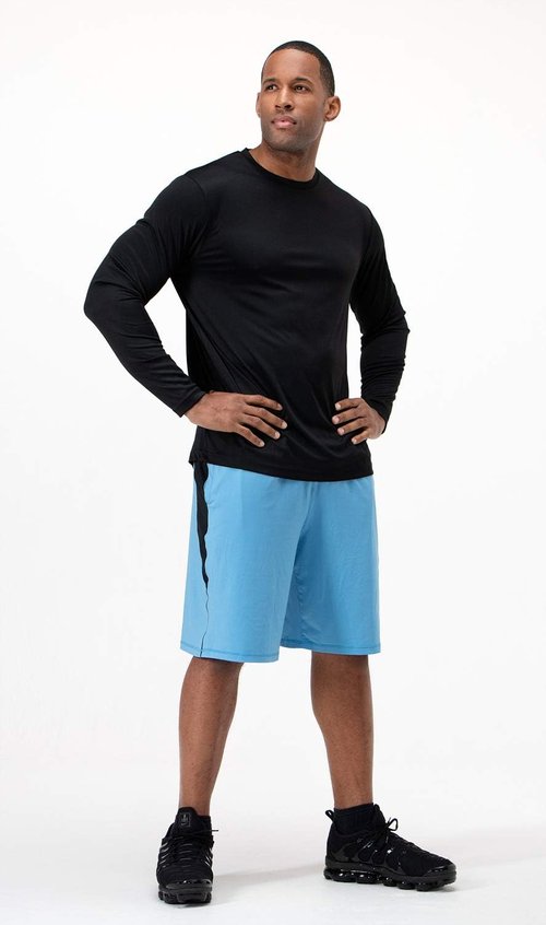 DEVOPS Men's UV Protection Shirts - UPF 50+ Long Sleeve T-Shirts for Fishing & Running | Quick Dry