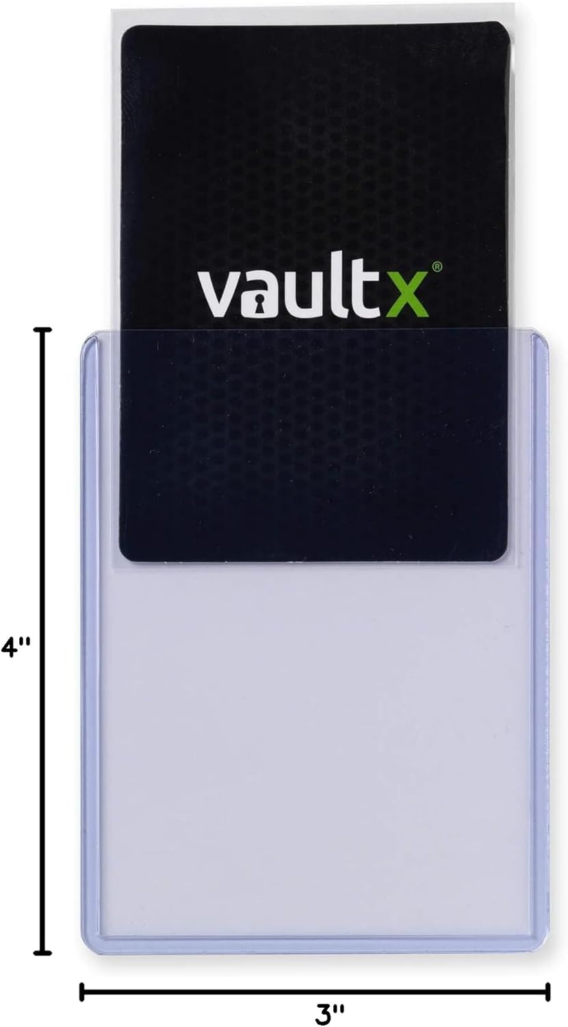 Vault X Toploaders 35pt | Premium Extra Thick Trading Card Holders - 3" x 4" Clear Sleeves (100 Pack)