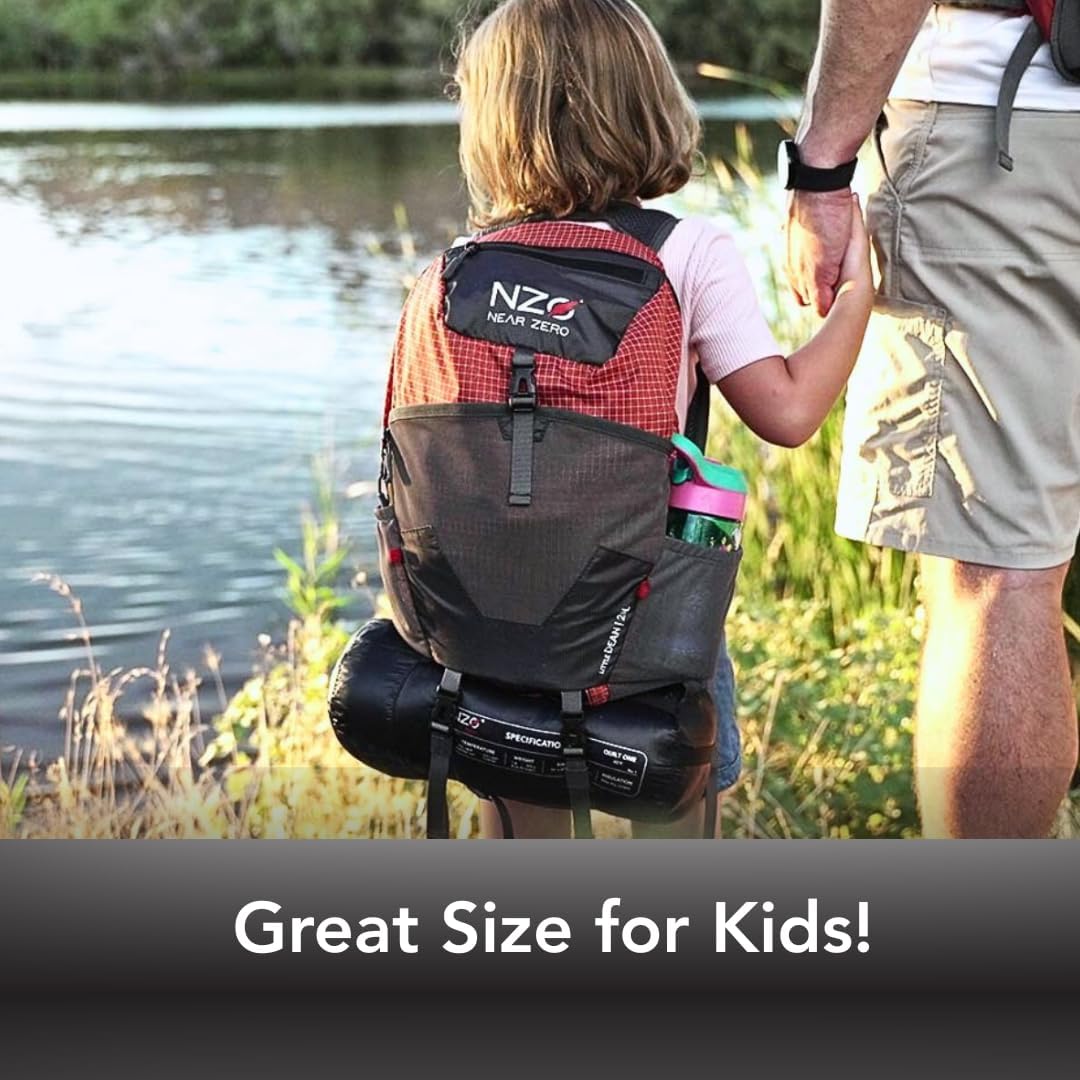 NEAR ZERO Little Dean 20L Camping Backpack - Lightweight Hiking Daypack for Kids & Adults