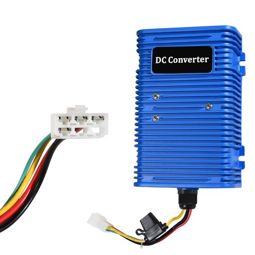 Golf Cart Voltage Reducer, 36 or 48V to 12V DC Converter 30A/350Watt Compatible with EZGO Club Car Yamaha, Universal DC Step Down Converter