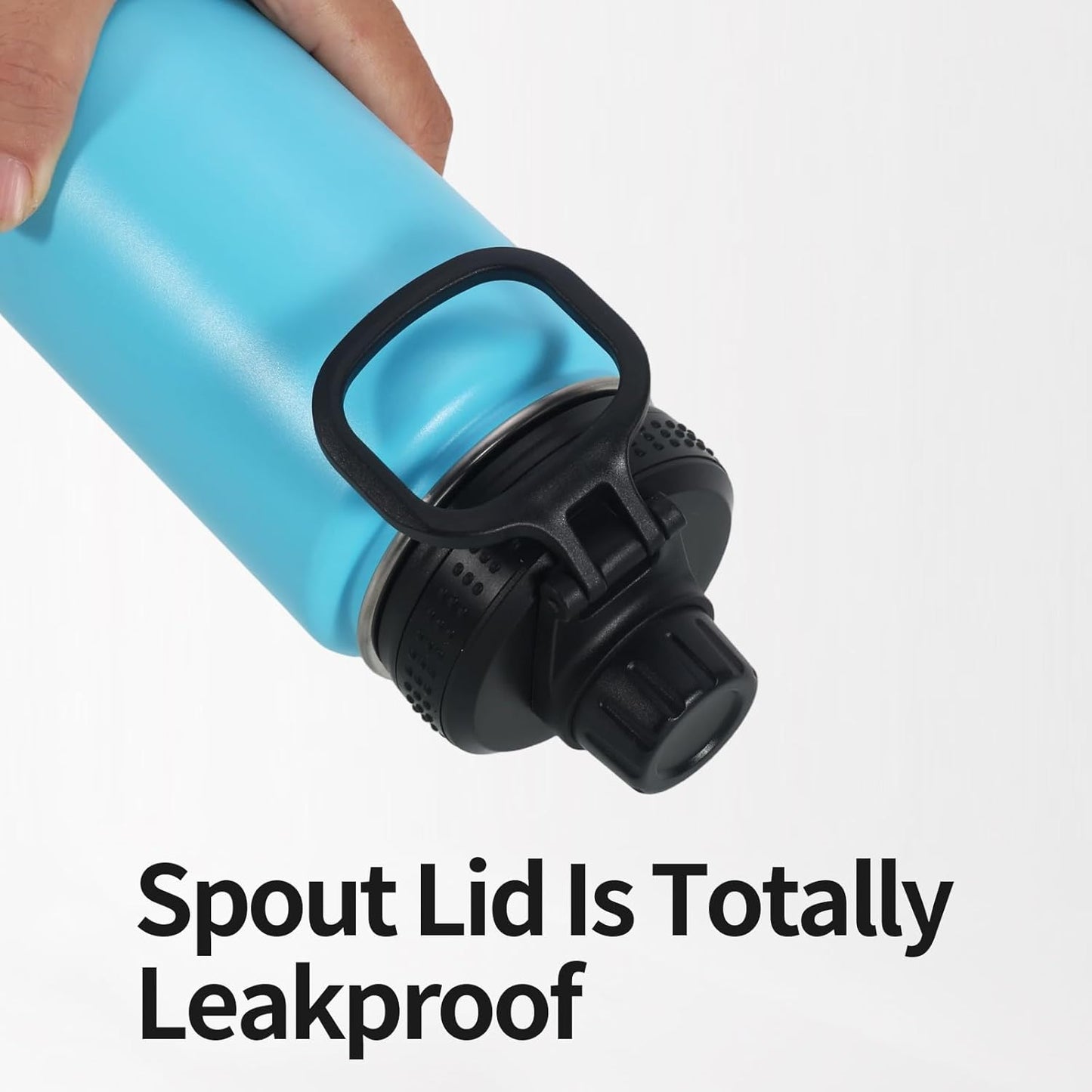 Thermoflask Lid Replacement - Leak-Proof Spout Lid for 12 oz to 64 oz Bottles | 2-Pack
