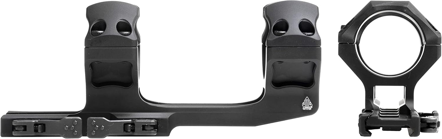 UTG ACCU-SYNC QR 34mm Scope Mount - X-High Pro with 70mm Offset in Sleek Black