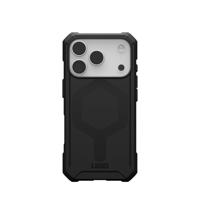 URBAN ARMOR GEAR UAG Designed for iPhone 17 Pro Case Essential Armor - Compatible with MagSafe Military Grade Protective Cover, Black