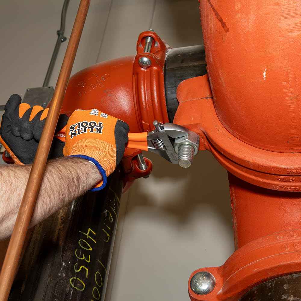 Klein Tools D5074 Adjustable Wrench Set, Extra Capacity, 6-Inch, 8-Inch, 10-Inch, 12-Inch, Forged Alloy Steel, Metric and SAE, 4-Piece