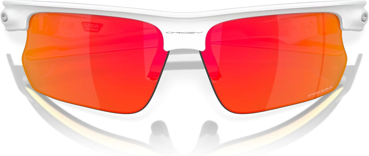Oakley Rectangular Sunglasses - Unisex Bisphaera Style for Ultimate UV Protection