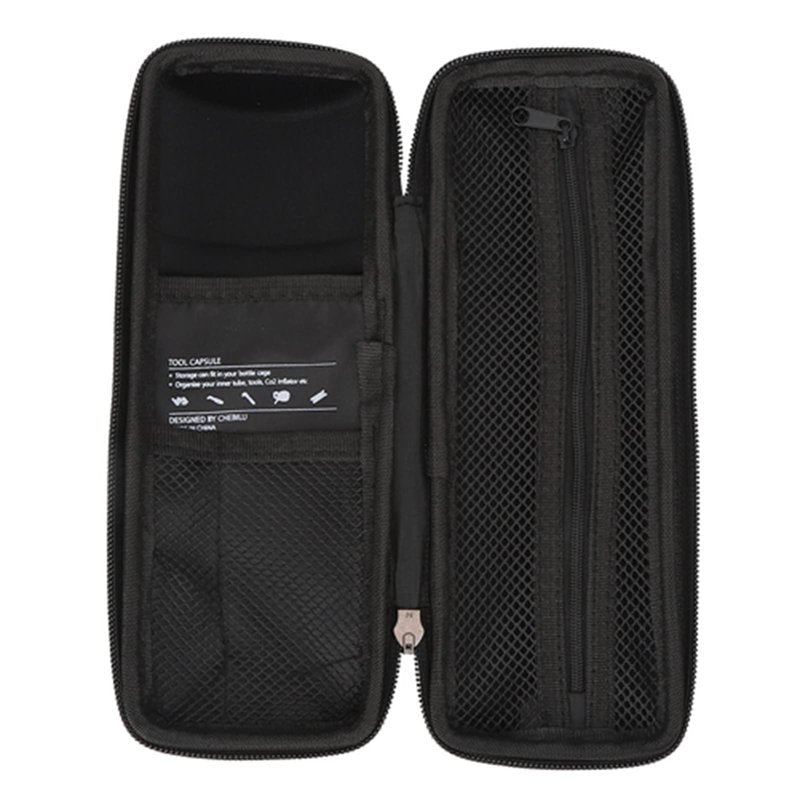 MOUMOUTEN Bicycle Tool Storage Bag, Bike Repair Tool Pod with Sealed Zipper, Bike Tire Repair Kit Bag for Bicycle Water Bottle Cage, Maintenance Kit for Cycling, MTB, Mountain, Road Bicycle