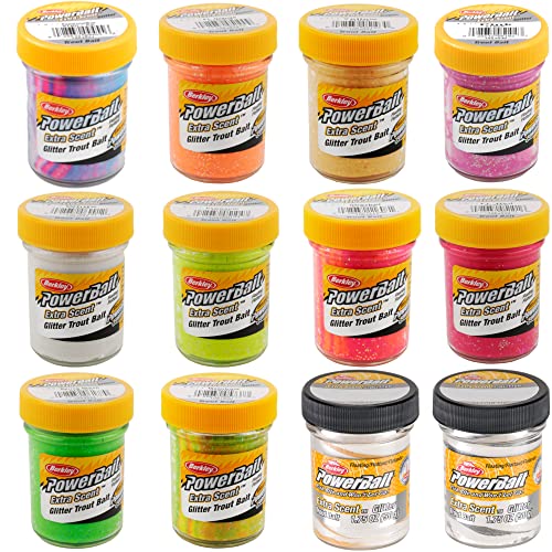 Trout Fishing Dough Bait - Berkley PowerBait Glitter - Rainbow
