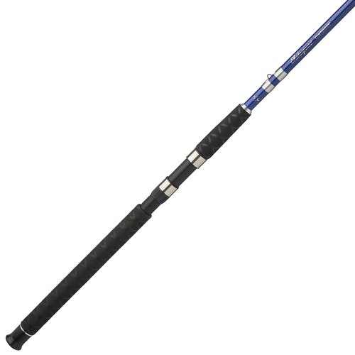 Shakespeare Contender Spinning Rod, 8', 2-Piece Saltwater Fishing Rod, Medium Power, 10-20 lb Line Rating