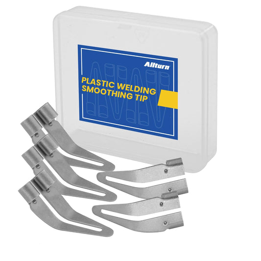 Allturn 5 pcs Plastic Smoothing Tip,Plastic Welding Tip to Repair Car Bumpers,Kayaks,Etc