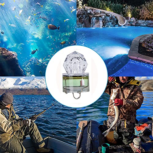 Edearkar 10 Pack Underwater LED Fishing Lights Waterproof Deep Drop Lures for Tuna & Swordfish