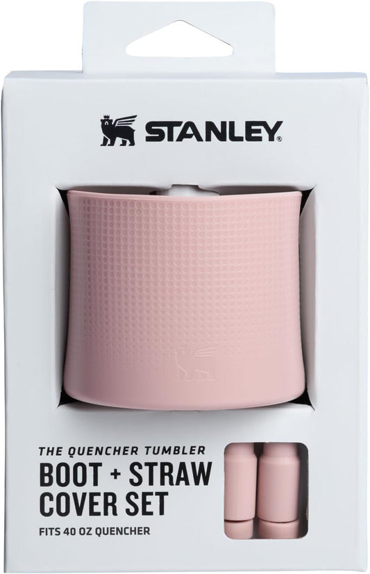 Stanley Quencher Boot and Straw Cover Cap - Anti-Slip Silicone Protector for Tumbler | BPA-Free Accessory Set