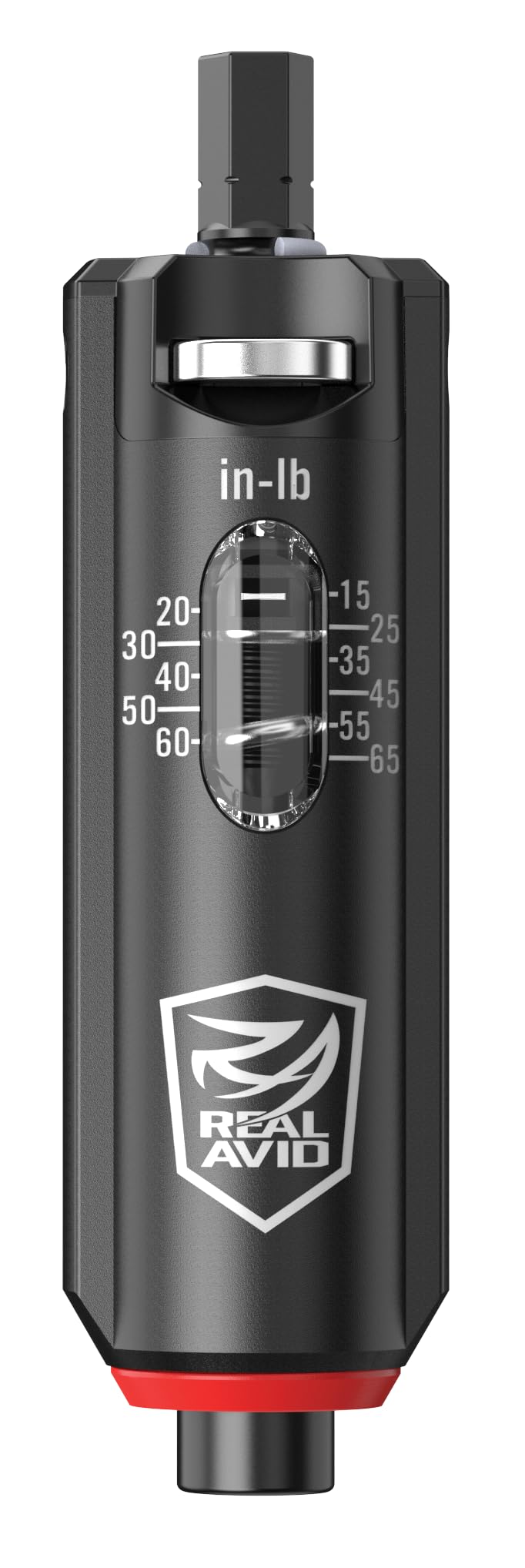 Smart-Torq Adjustable 15–65 in-Lb Torque Limiter – Modifiable in 1 in-Lb Increments, Click-Style Overload Clutch, Works with 1/4" Hex Drivers and Bits, Lockable Torque Setting for Repeatable Accuracy
