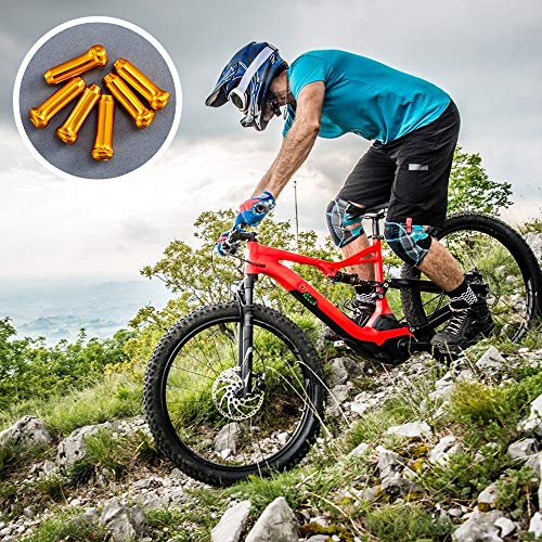 Bicycle Cable End Caps & O-Ring Frame Protectors - 54 Piece Set, Multi-coloured