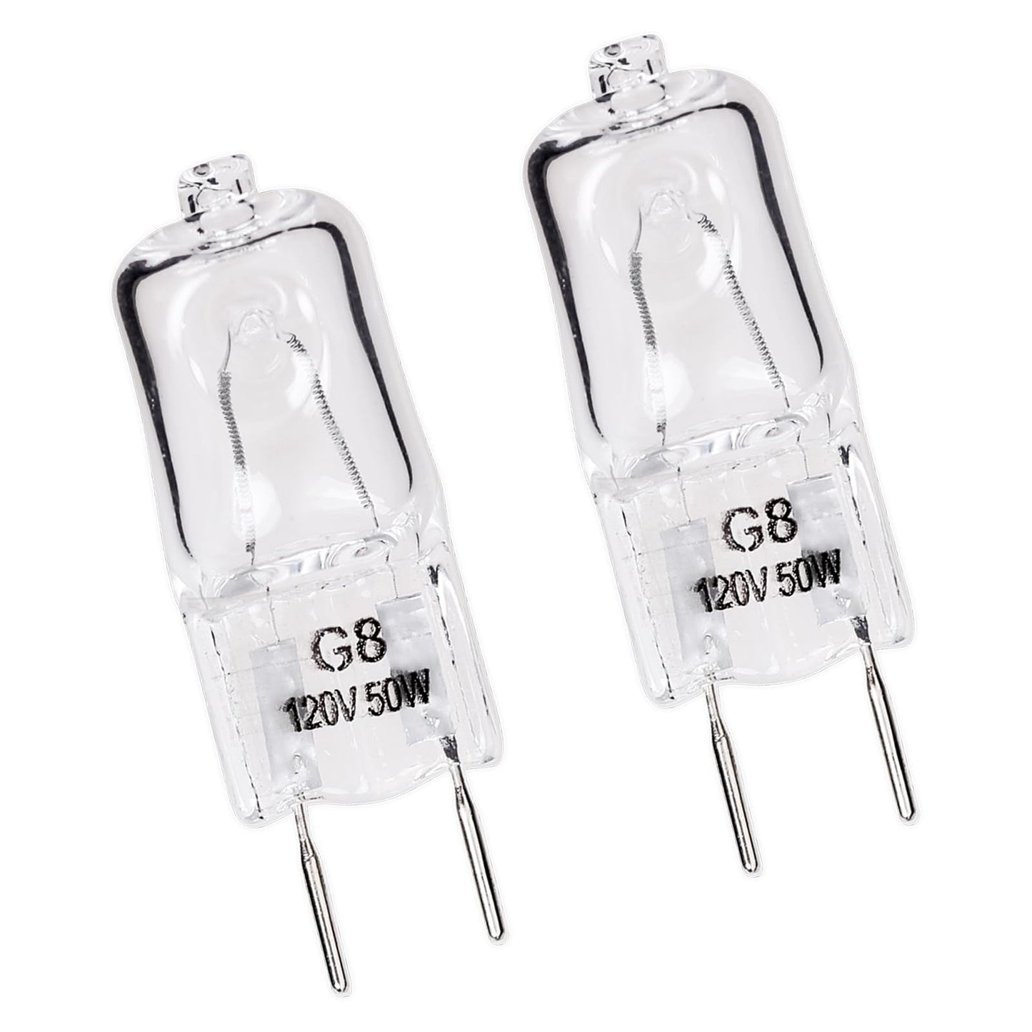 Norward for LG 6912A40002J Microwave Lamp Halogen Light Bulb Compatible with LG Kenmore LMV2031ST LMV2031BD 83543, 120V 50W G8 Microwave Light Bulb Replace 2025028 AH3610037 EA3610037 PS3610037, 2Pcs