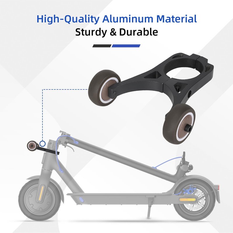 Ulip Scooter Stand Holder,Folding Electric Scooter Handstand Stand Storage Bracket, for Xiaomi M365 1S Pro Pro 2 Electric Scooter Handstand Stand Bracket for Xiaomi 3/ 4 Lite Auxiliary Wheel