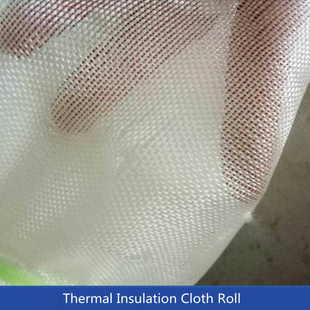 SICCOMA Fiberglass Cloth Roll Non Adhesive Woven Fiberglass Mesh Tape Fiberglass Insulation Tape Plain Weave Fiberglass Cloth Tape for Reinforced Repair Winding, Seams, Boat, Molding (2 in x 99 FT)