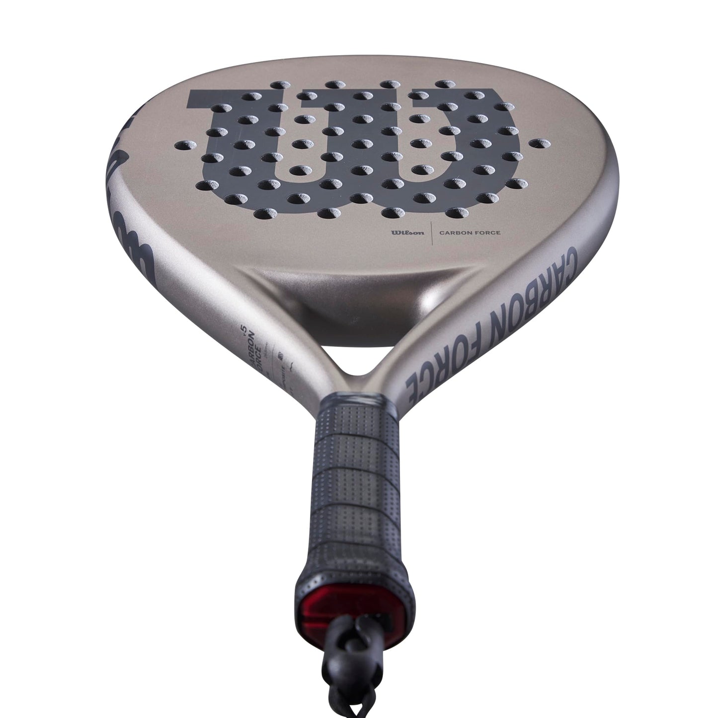 Wilson Carbon Force Team Padel Racket - Grey/Navy