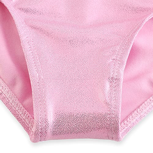 Girls Gymnastics Leotard & Ballet Dance Outfit - Pink, 2-3T