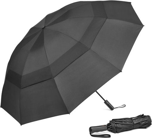G4Free Large Golf Umbrella - Windproof Compact Reverse Design | Automatic Open & Close, 42-62 Inch