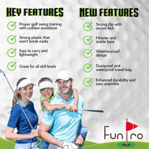 Slice Corrector Golf Swing Trainer - Golf Training Aid for Beginners & Pros - Lightweight and Portable Practice Tool and Accessories - Great for Gifts