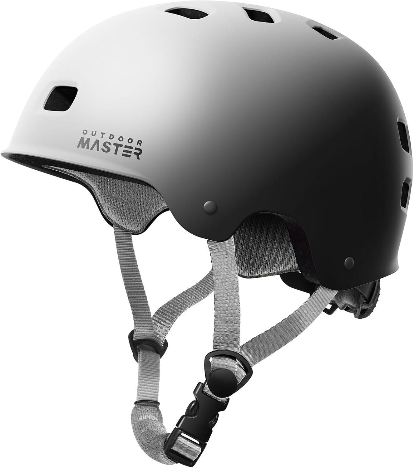 OutdoorMaster Skateboard Cycling Helmet - Multi-Sport Ventilation with Two Removable Liners | Kids, Youth & Adults