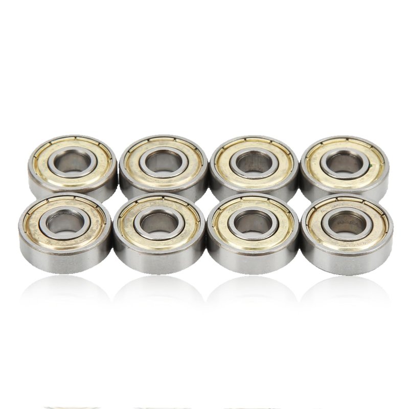 8Pcs 608ZZ Ball Bearing, ABEC 11 Carbon Steel Sealed Skateboard Bearings 8x22x7mm/0.31x0.9x0.28in for Skateboards Inline Skates Scooters