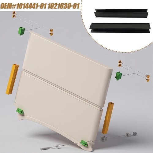 HOGUCAL Golf Cart Windshield Clips 2PCS Club Car Windshield Sash Clips for 1"x1" Tube Compatible with Club Car DS Precedent Tempo Golf Cart OEM#1014441-01 1021630-01 Best Replacement Accessory