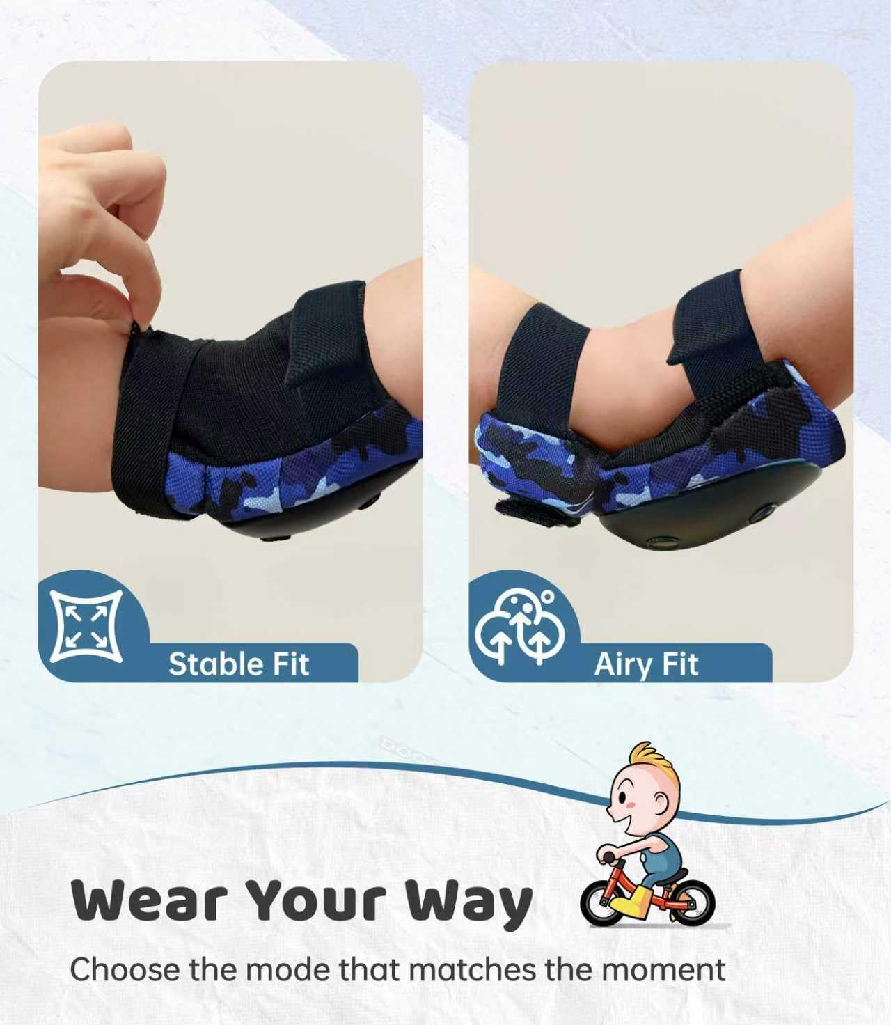 Simply Kids Protective Gear Set - Knee & Elbow Pads with Wrist Guards | CPSIA Certified for Safety