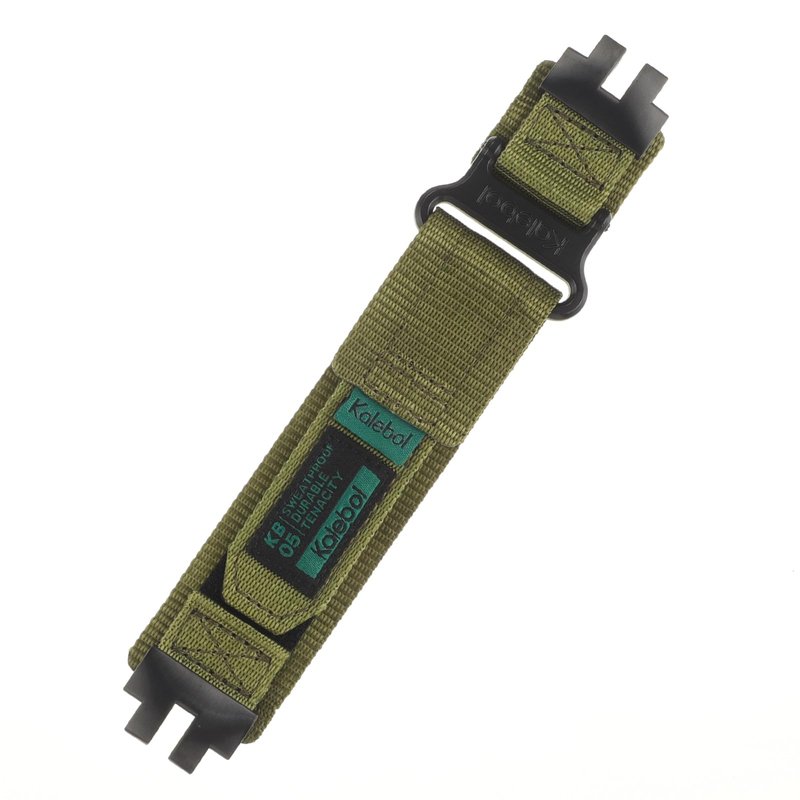 Nylon watch band Strap Adapter Compatible with for Casio PRW-6000 PRW-6100 PRW-3000 PRW-3100 PRW-S3100 PRW-S6100 PRW-6100y PRG-300 PRG-330 (green, Medium)