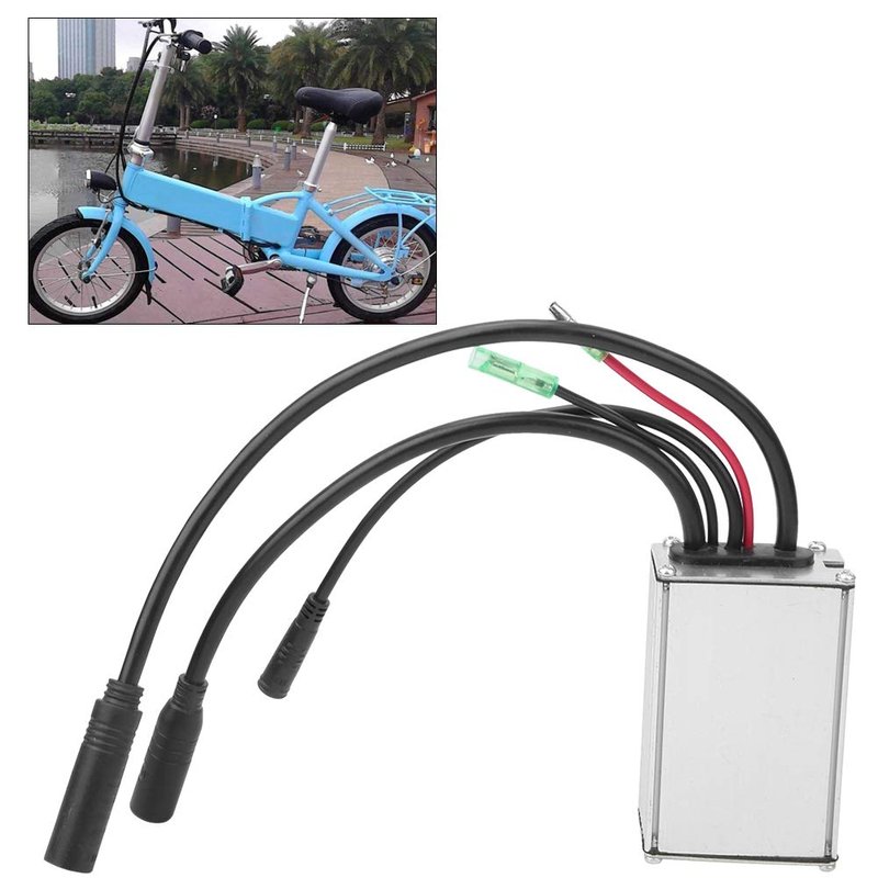 MUNEFE Ebike Controller, Brushless Motor Controller, Controller Brushless Waterproof Adapter for E Bike Electric Scooter 36V 48V Motor
