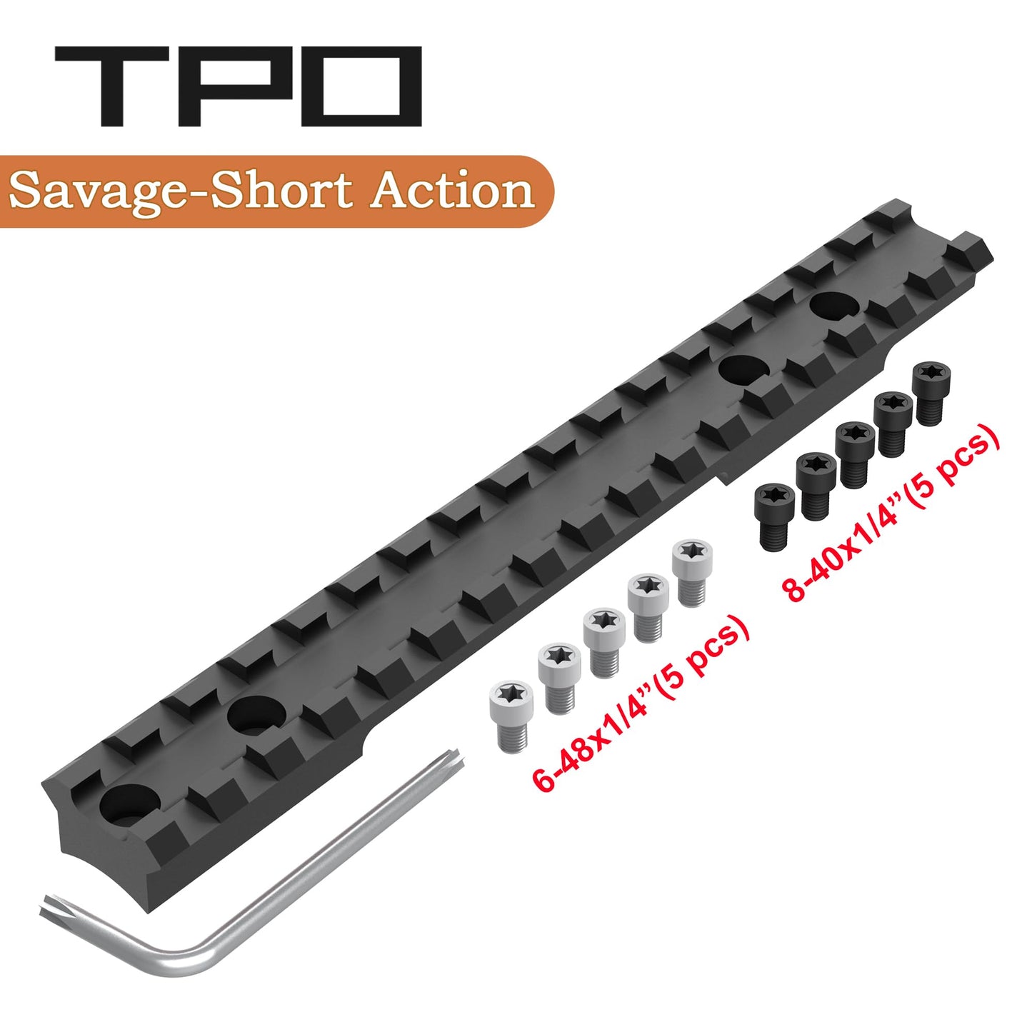 Eastern Tactical Supply Savage Short Action Rifles, Picatinny Rail Scope Base for Savage 10/11/12/14/16/110 /Short Action