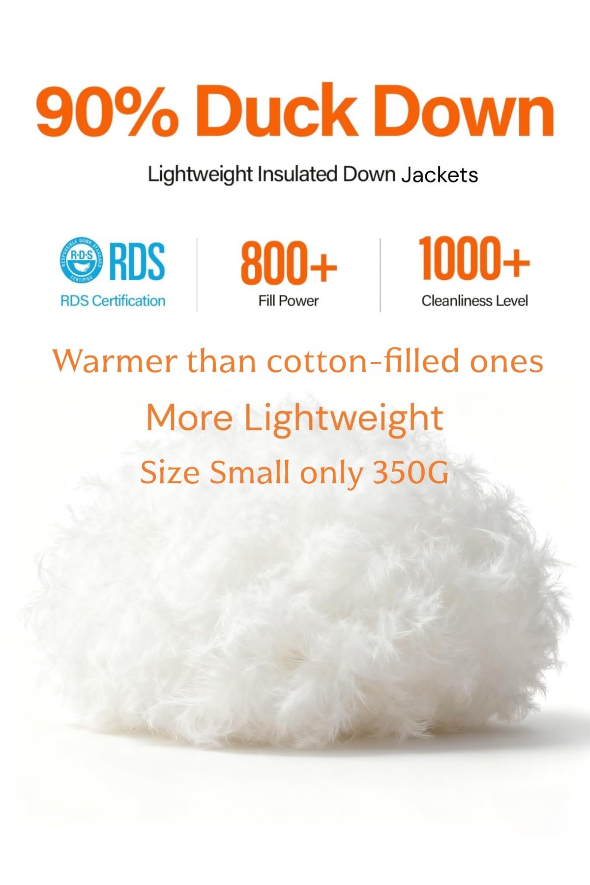 AFZ Lightweight Puffer Jacket Women 800 Down-Fill Waterproof Quilted Down Jackets for Hiking Running