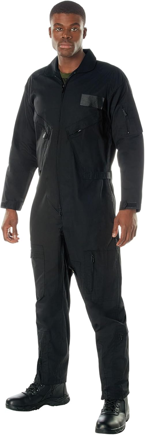 Rothco Flightsuit - Men's Pilot Coveralls for Costume & Cosplay | Durable Jumpsuit