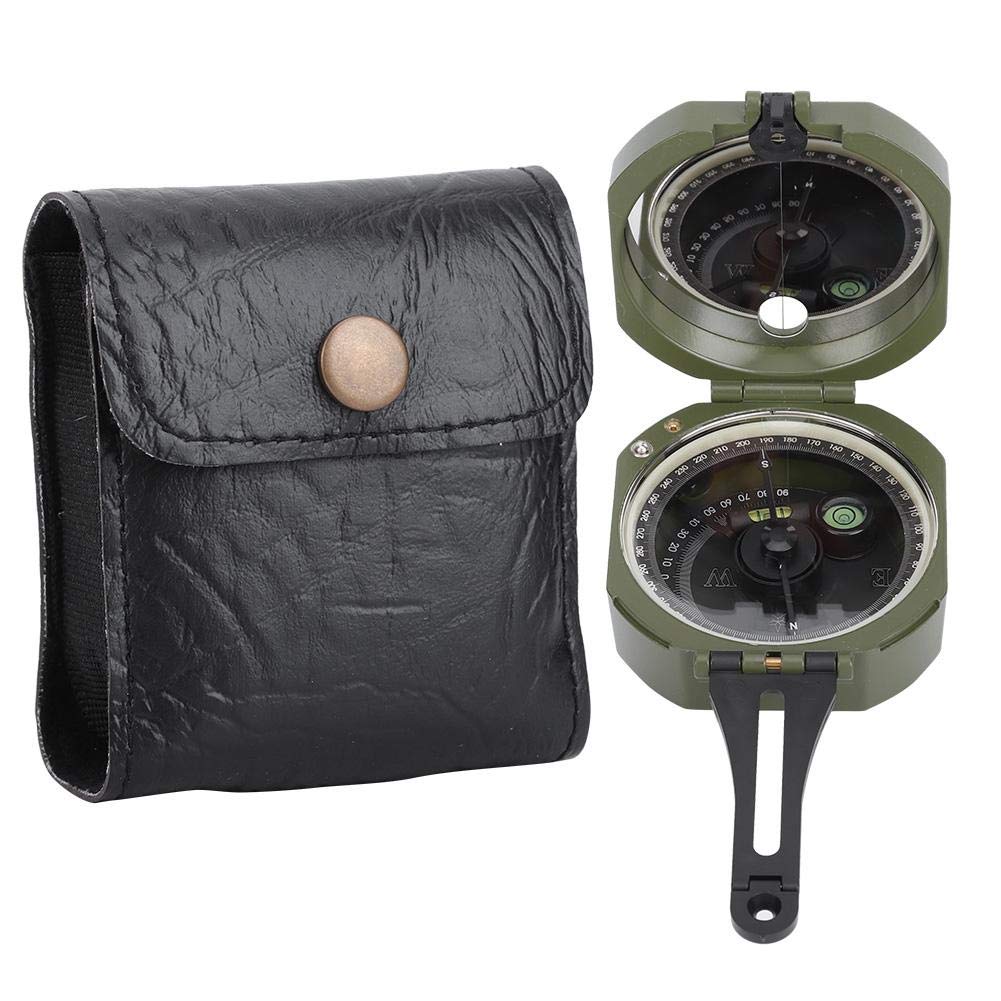 Tbest Military Compass,Bussola Professionale,Outdoor Guide,Professional Outdoor High Accuracy Geological Guide Fluorescent Guide