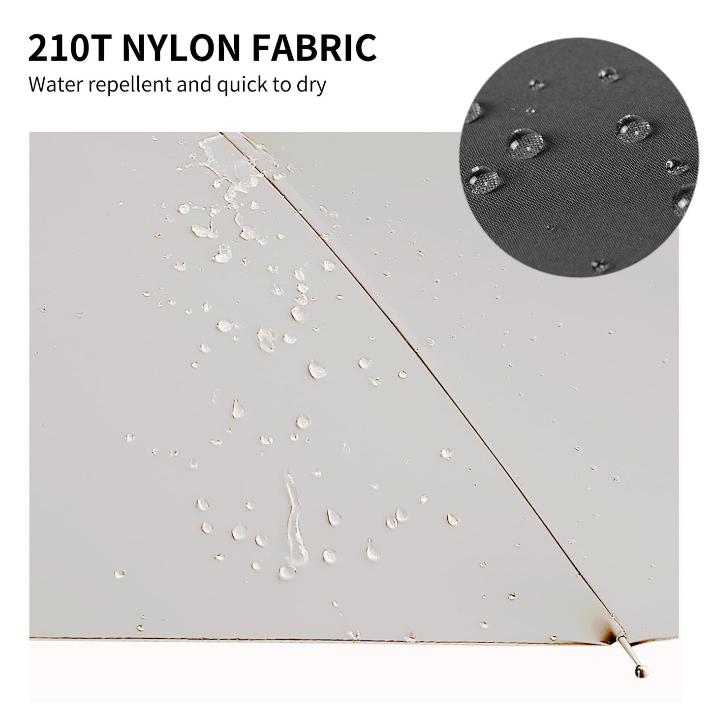 Trenovo Heavy Duty Large Golf Umbrella for Rain, Big Automatic Golf Umbrellas Windproof, 57 Inch Extra Large Oversized Umbrella for Rain Sun for Men Women-Beige