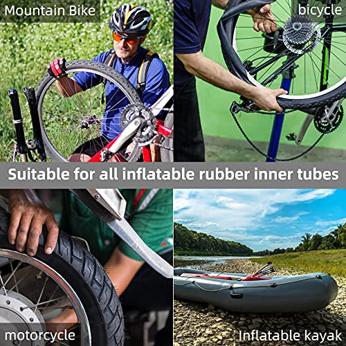 Bike Tire Repair Kits - Bycicle Inner Tube Puncture Patch Kit with