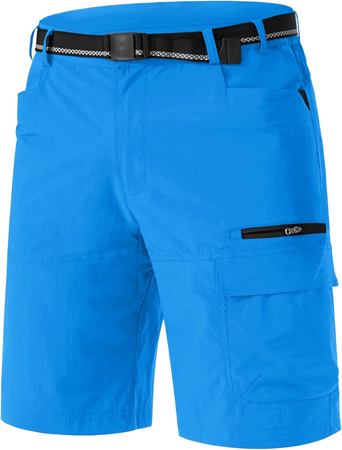 TACVASEN Men's Quick-Dry Cargo Shorts - Water-Resistant Casual Hiking Shorts | Summer Outdoor Wear