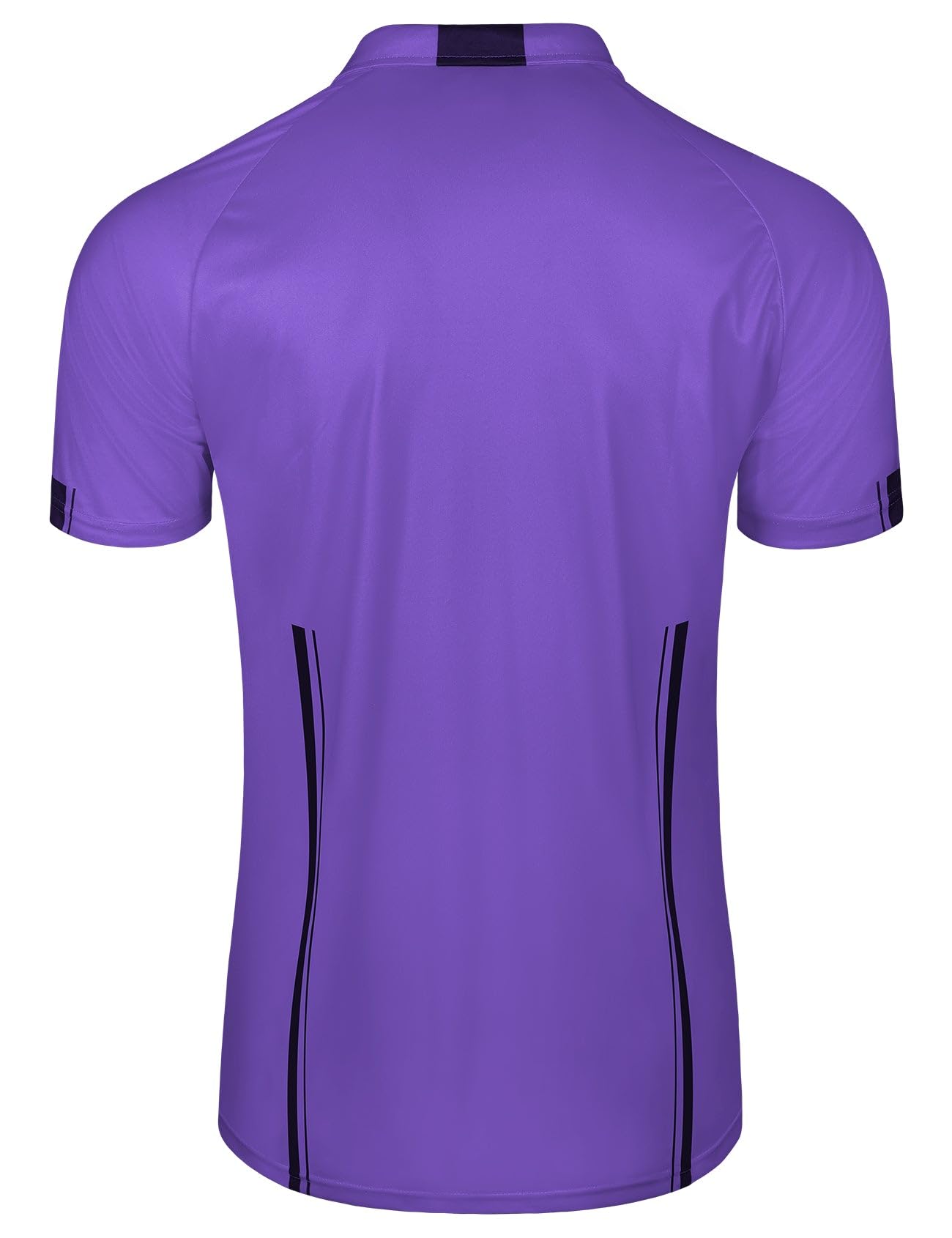 FitsT4 Sports Pro Soccer Referee Jersey Short Sleeve Ref Shirts Purple Large