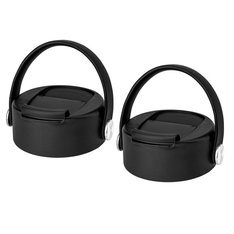 Prurex Flip Lids with Handle for Hydro Flask 12 16 20 32 40 64 oz Wide Mouth Bottles,Replacement Lids for 2.28"Wide Mouth Sport Bottles Water Bottle Accessories