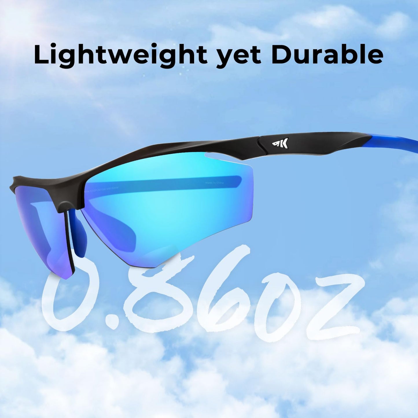KastKing Tenmile Polarized Sunglasses for Men & Women, UV Protection,Sport Sunglasses Cycling Fishing Outdoor