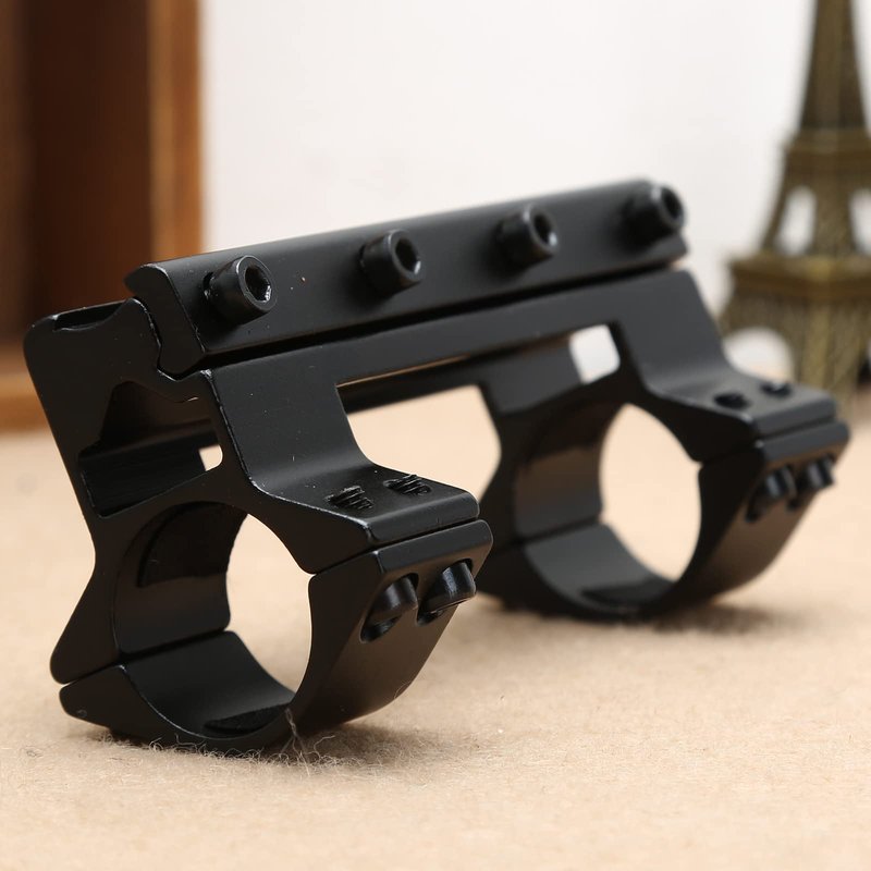 dophee Scope Mount 1" 25.4mm Rifle Tactical High Profile Dural Ring Scope Mount with 11mm Dovetail Rail