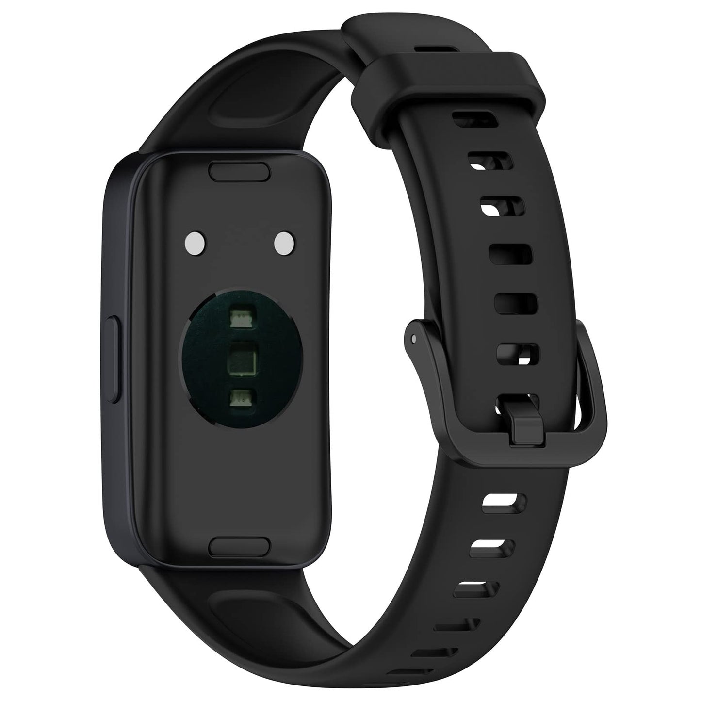 AWADUO Replacement Band Compatible with Huawei Band 8, Replacement Silicone Wrist Strap Bracelet Band, Soft And Durable(Black)