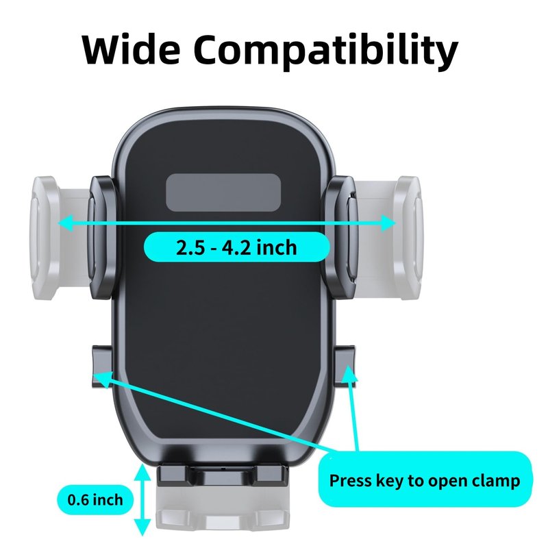 YKI Golf Cart Phone Holder with Adjustable Long Arm, Cup Phone Holder for Golf Cart, Car, Truck, SUVs, Golf Cart Cup Phone Mount for All 4-7 inches Smartphones