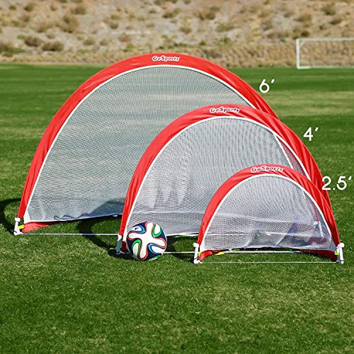 Portable Soccer Goals Set - 4 ft Round, Instant Setup