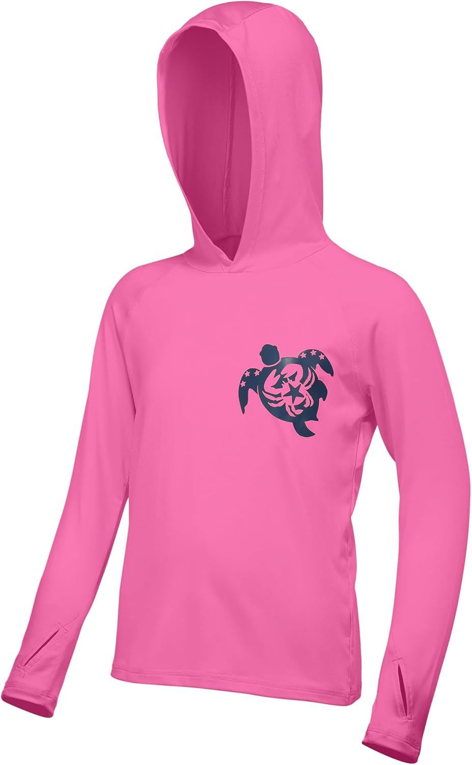 Skiennix Boys Rash Guard Swim Hoodie - UPF 50+ UV Sun Protection Long Sleeve Shirt | Kids SPF Water Wear