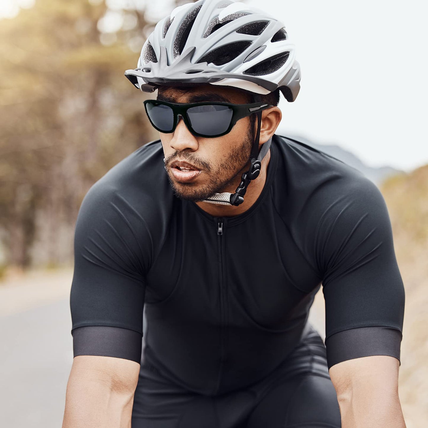 3 Pcs Black Polarized Sunglasses Mens/Women Sport Glasses UV400 Driving Fishing Running Cycling Shades Sun Glasses