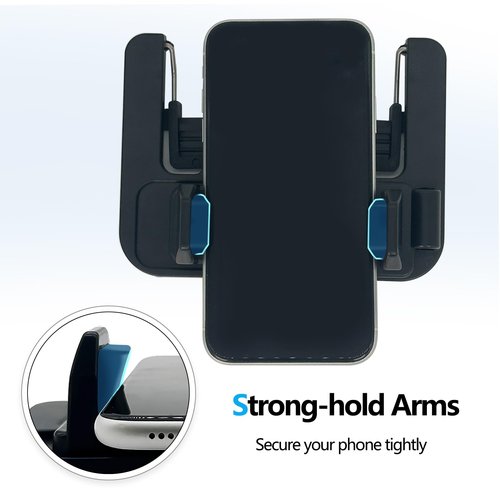 giantgrown Golf Cart Phone Holder Steering Wheel Cell Phone Mount Flip Up Club Car Golf Cart Accessories EZGO Yamaha