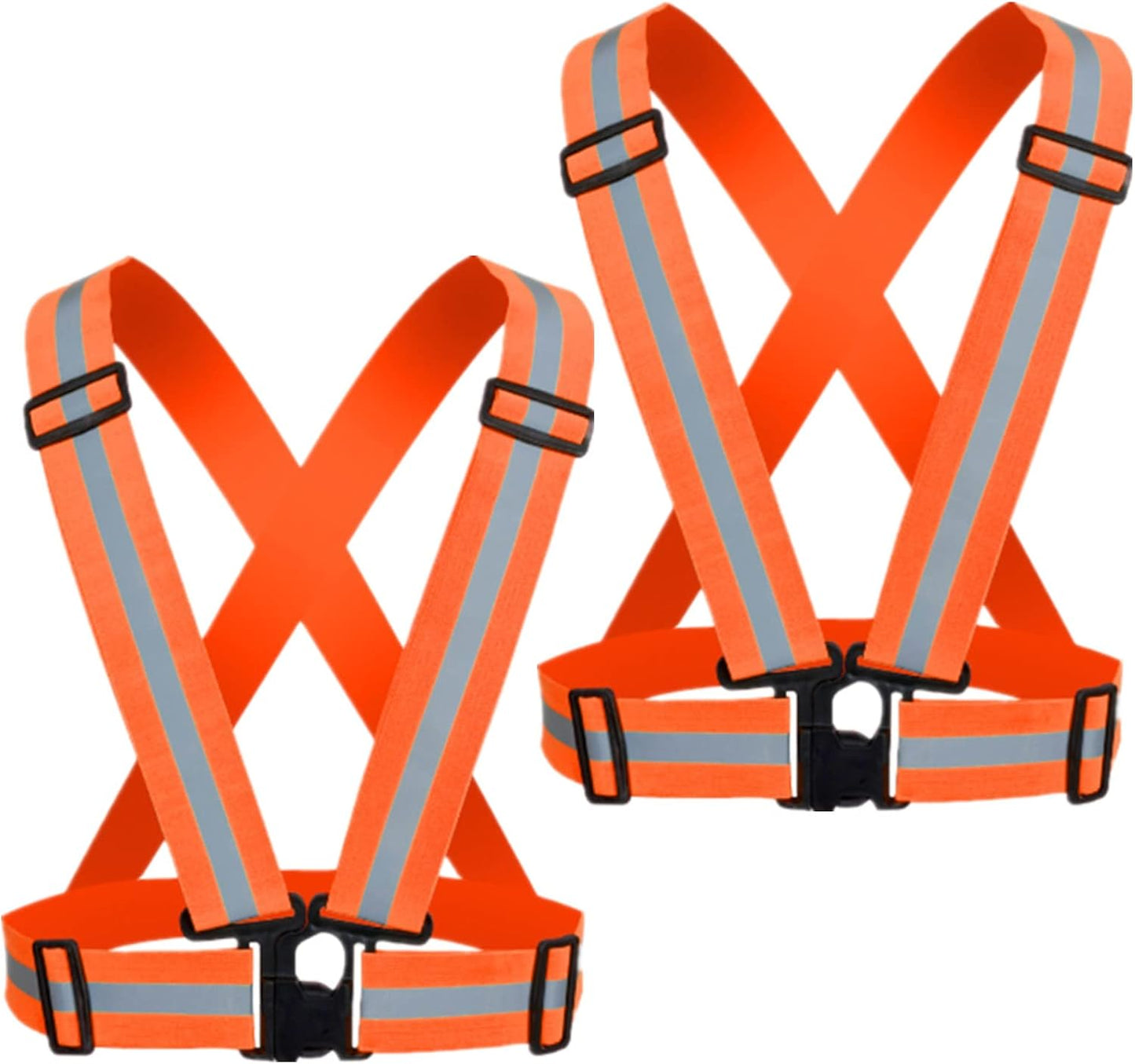 Skiennix Reflective Vest - High Visibility Safety Gear for Night Running, Walking & Cycling | Unisex Sizes