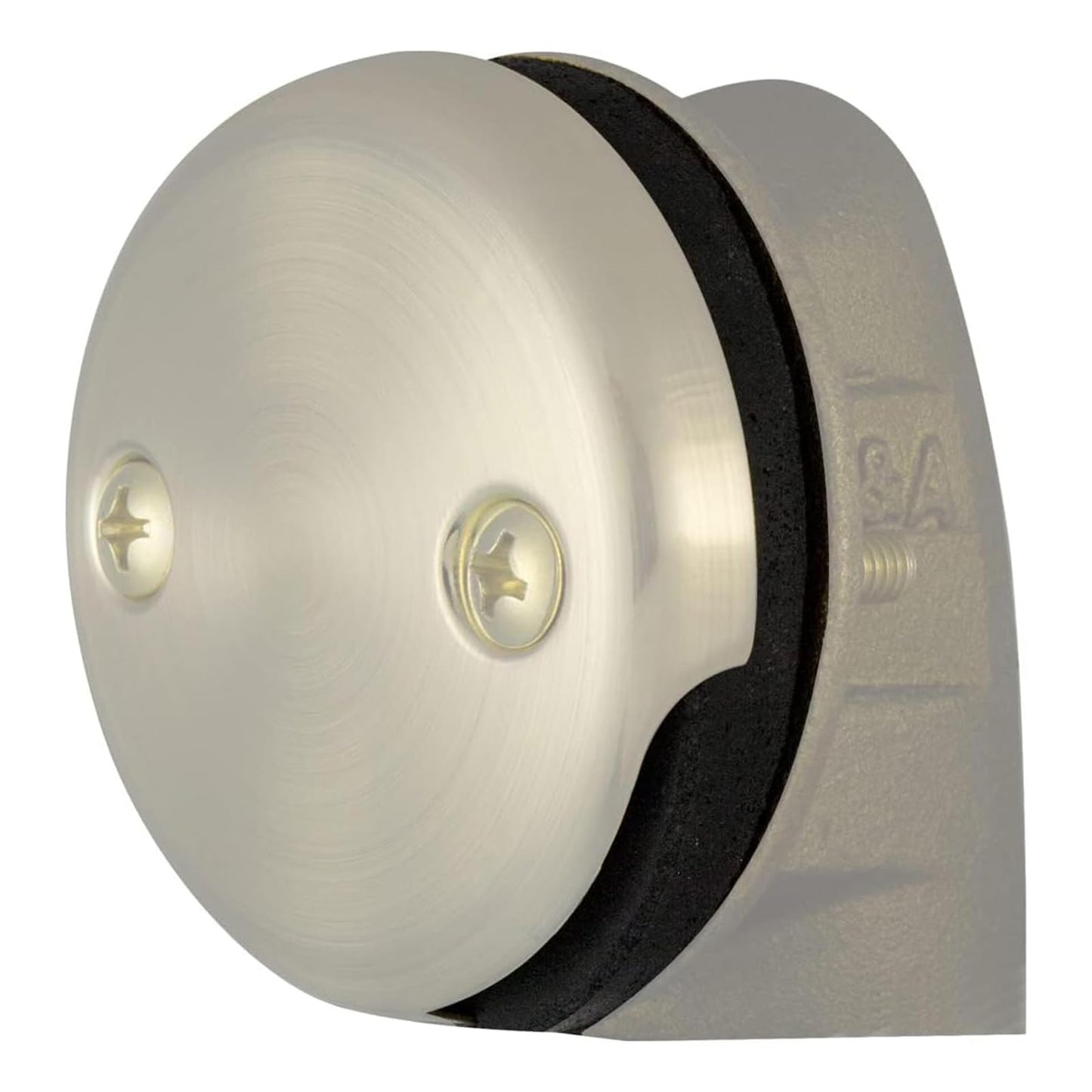 Bathtub Sponge Overflow Gasket Replacement for Overflow Plate, Bathtub Overflow Plate Gasket for Waste, Bathtub Overflow Washer Rubber, Black